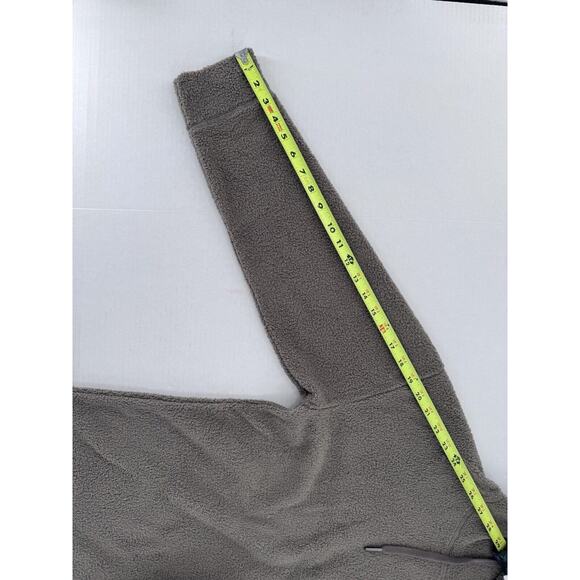 32 Degrees Heat Sherpa Hoodie Size L Sweatshirt Tunic Soft Cozy Pullover Brown - Picture 10 of 12